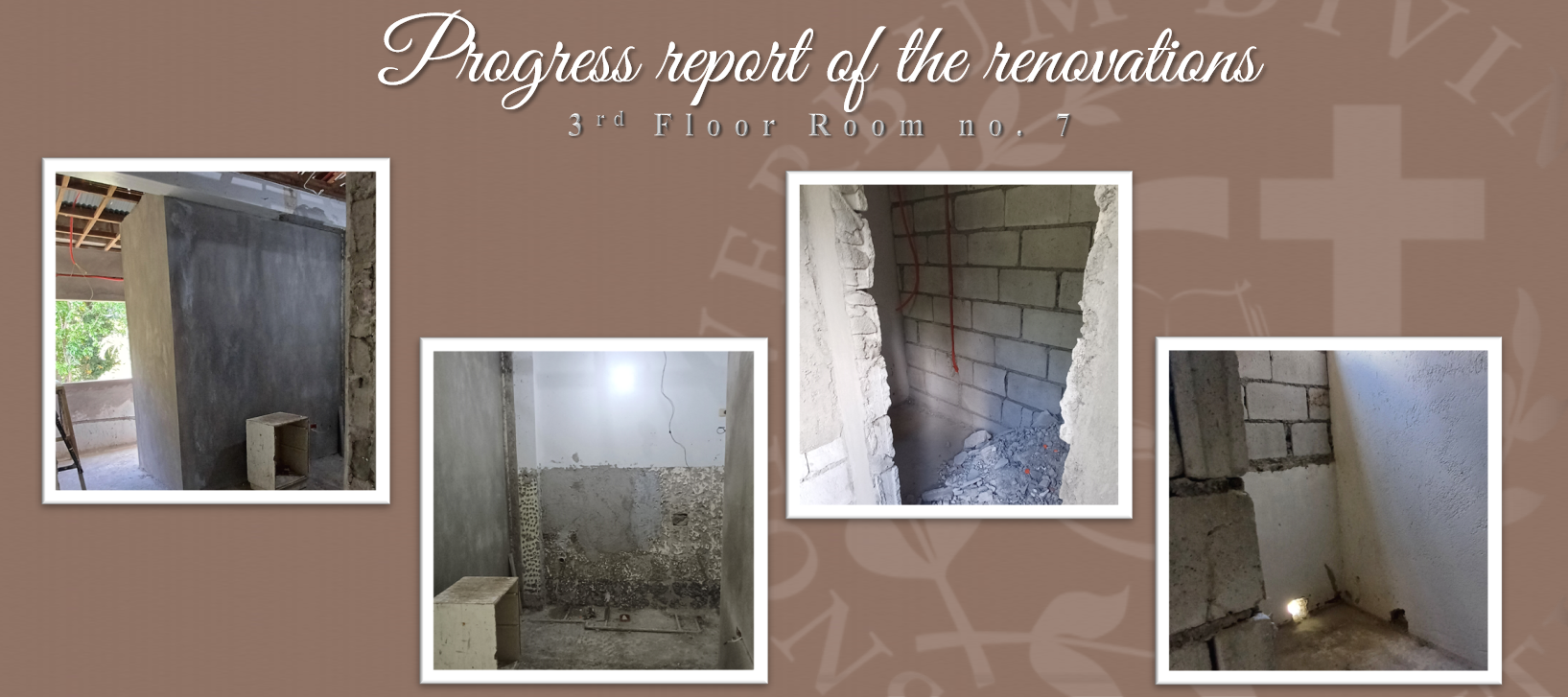 Progress report on the Renovations (3rd Floor Room no. 7)